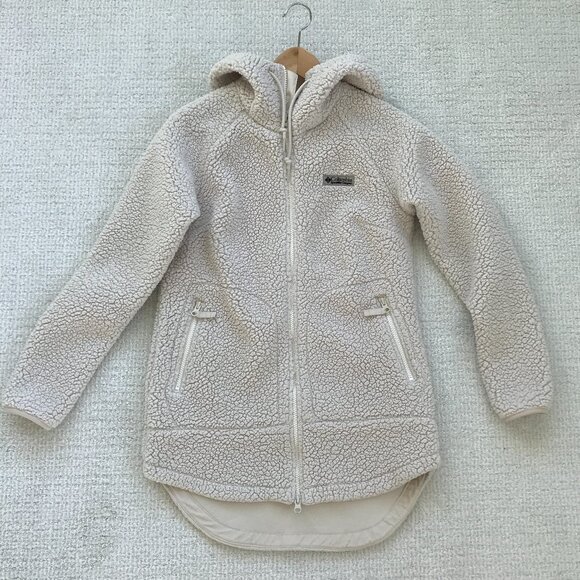 Women's Long Columbia Sherpa Jacket | XS - Picture 5 of 7